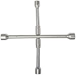 14-Inch Metric/SAE Folding Lug Wrench | ARES 70097 | Covers 17, 19, 21, & 23 MM and Approximate SAE 11/16, 3/4, 13/16, 7/8 Socket Sizes