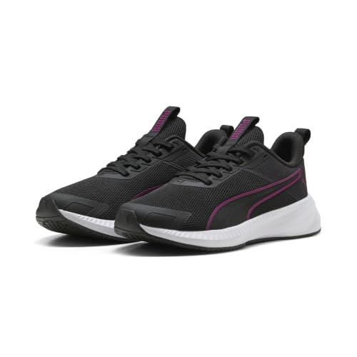 Puma Flyer Lite 4 Chaussures de Course sur Route Unisexes, Noir-Fuchsia, 36 EU