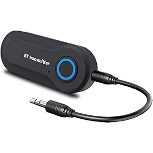 Bluetooth-zender, Bluetooth 5.0-zender, Draadloze draagbare audioadapter voor 3,5 mm audioapparaten & RCA-verbindingen…