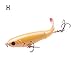 LUYAYUER Fishing Topwater Lures 4.133inch / 0.6oz Fishing Lure Rotating Tail Bait for Seabass,Pike,Aspius,Black Bass
