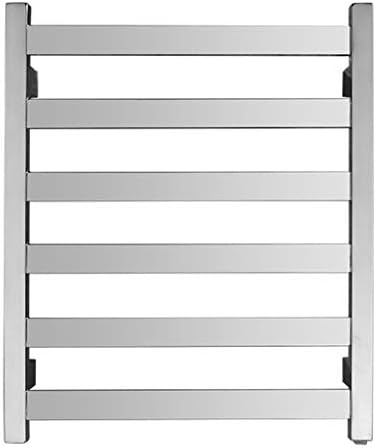 Heated Towel Rack, Intelligent Constant Temperature Wall-Mount Electric Towel Rail for Bathroom - 500 600 Mm Silver 304 Stainless Steel