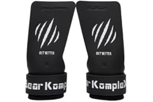 Bear KompleX Black Diamond No Hole Grips for - Lightweight, High Performance Weightlifting Grips, Protect Hands and Provides Comfort - Great for Cross Training, Powerlifting