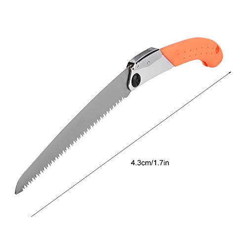 Kleine tragbare faltbare Handsäge Trimmen Bonsai Werkzeuge mit doppelseitigen Zähnen Sägeblätter und rutschfesten… – Bild 7