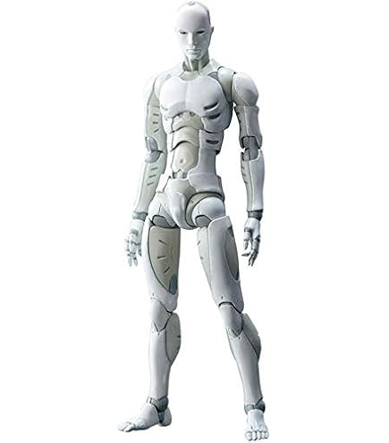 Figurine D'Action Blanche Posable - Modèle Artistique PVC, Articulée, Avec Accessoires Pour Dessin Et Peinture