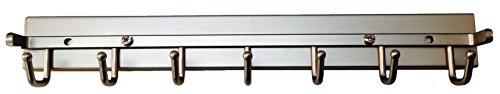 Deluxe Sliding Belt Rack, Satin Nickel 14