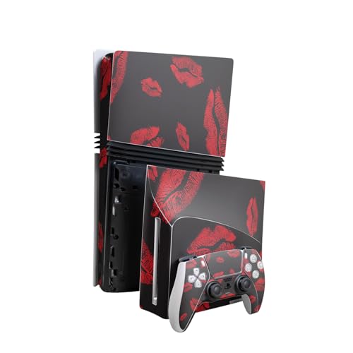 Skin Compatible with PlayStation 5 Pro Bundle + Disc Drive for PS5 - Kiss Me -…