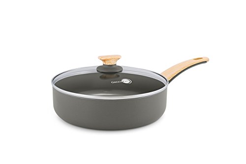 GreenPan Wood-Be 3QT Ceramic Non-Stick Covered Sauté Pan