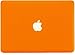 Kuzy A1398 Rubberized Hard Case Cover for MacBook Pro 15.4-Inch with Retina Display - Aluminum Unibody - Orange