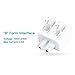AC Power Adapter US Wall Folding Plug Duck Head (2 Pack), SEOYO Charge Adapter US Standard Plug Duck Head for MacBook Pro/MacBook Air/Mac iBook/iPhone/iPod/etc.（White）
