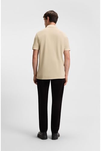 Boss prime polo, bege claro271, l para homens