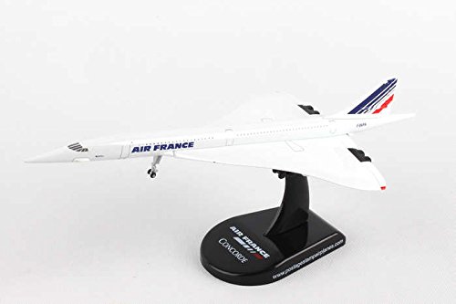 Daron Postage Stamp PS5800-1 Air France Concorde 1:350 Scale Diecast Display Model With Stand