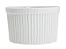 Bia Cordon Bleu Tall White Porcelain 16-Ounce Souffle, Set of 2