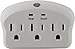 GE 14704 General Purpose Surge Protector, 3 Outlets