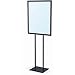 SOURCEONE.ORG Source One Deluxe 22 x 28 or 11 x 17 or 8 1/2 x 11 Inch Floor Standing Sign Holders Multiple Colors Black, White & Gray Heavy Duty Weighted