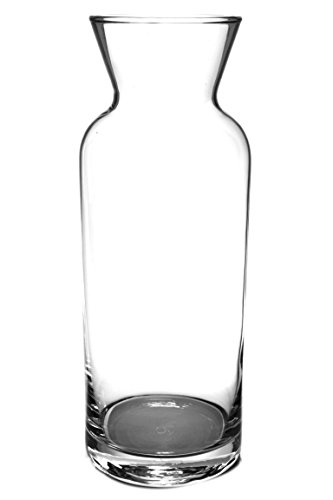 Glass 39oz Modern Table Serving Water Iced Tea Pitcher Jug Carafe Wine Decanter - Thumbnail 3