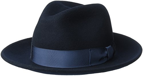 mens navy fedora hat