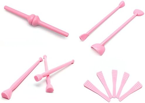 Plastic Fondant Modeling Tools Sugar Shapers Sculpture Texturing DIY Tool for Biscuit Gum Paste Chocolate Cake Decoration, 11Pcs