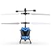 Flying Toy,Haoricu Clearance Flying Mini RC Infraed Induction Helicopter Aircraft USB Charging Flashing Light Flying Toys For Kids (Blue)