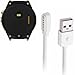 GEARPLEX Magnetic Smart Watch Charging Cable Compatible with Apple, Samsung, and Fitness Watches, Quick Charge USB Type-C, 7.62mm with 4-Pin Connections (USB Type-A [3 Feet], White)