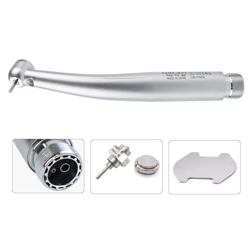 Pieza de Mano Dental de Alta Velocidad con Luz LED, Alto Par, Funcionamiento Silencioso, 2 Agujeros