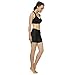4ucycling Women's Cycling Shorts 3D Padded Brief Underwear Black
