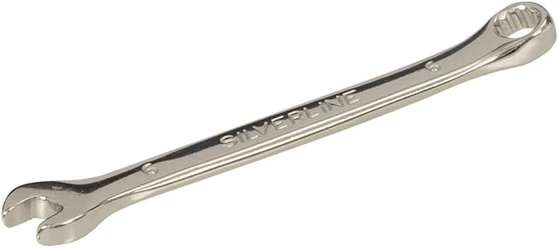Silverline 6 mm Combination Spanner LS06 Thin Profile Chrome Vanadium