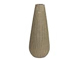 Hosley 12.5 Inch High Textured Ceramic Vase Ideal Gift for Weddings or Special Occasions and Spa or Reiki or Study Settings O8