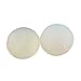 12pcs Cabochon Stone Beads 20x20mm Round Chakra Healing Crystal Semi Gemstones CAB Random Color Bulk for Necklace Jewelry Making(No Holes)