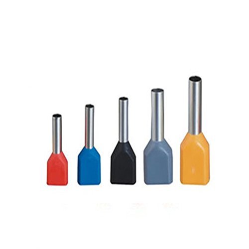 Aderendhülsen 10mm² zweiadrig twin isoliert - verschiedene Mengen 50 Stück