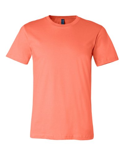 Bella + Canvas Womens Super Soft Athletic Yoke T-Shirt (3001C) -CORAL -M