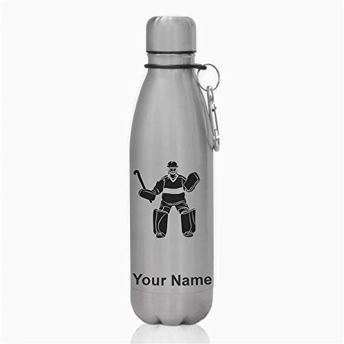 Water Bottle, Field Hockey Goalie, Personalized Engraving Included