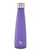 S'well Stainless Steel Bottle-15 Fl Oz Purple Rock Candy-Double-Layered Vacuum-Insulated Keeps Food and Drinks Cold and Hot-with No Condensation-BPA Free Water Bottle, 15oz