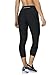 RBX Active womens High Waisted Ventilated Mesh Capri Leggings,Black,Medium