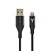 Brydge Lightning to USB Charging Cable - Nylon Braided, Apple MFi Certified, 4FT/1.2M - Black