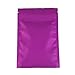 100 Assorted Translucent/Silver/Colored Flat Metallic Foil Mylar Zip Lock Bags Pouch 8.5x13cm (3.3x5.1