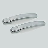E-Autogrilles Triple Chrome Plated ABS 2 Door Handle Covers ( Handles Only ) for 02-06 Chevrolet Avalanche / 99-06 Chevrolet Silverado 1500 / 99-06 GMC Sierra 1500 / 01-06 Chevrolet Silverado 2500/3500 / 01-06 GMC Sierra 2500/3500 ( 64-0125 )