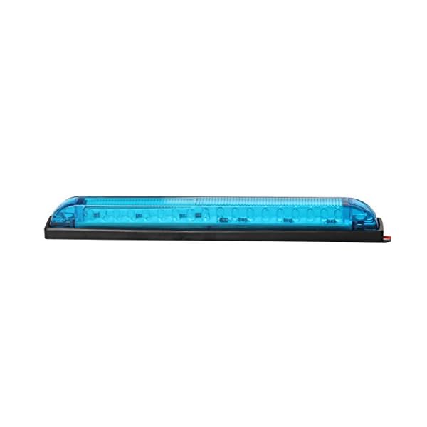 Partsam-2pcs-Blue-18LED-8-Utility-Strip-Light-Bar-Auto-Marker-Light-12V-Low-Current-Draw Partsam-2pcs-Blue-18LED-8-Utility-Strip-Light-Bar-Auto-Marker-Light-12V-Low-Current-Draw