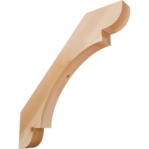 Ekena Millwork BRC04X28X28OLY00SWR 3 1/2"W x 28"D x 28"H Olympic Smooth Knee Br…
