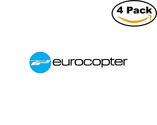 Eurocopter 1 4 Stickers 4X4 inches Car Bumper Window Sticker Decal