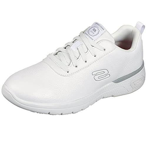 Skechers Femme Marsing Gmina Tools, White Prime Asia Leather, 37 EU