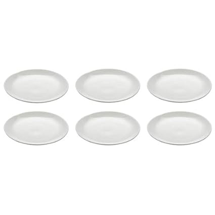 Maxwell & Williams 6er Set Frühstücksteller White Basics Round D. 23cm