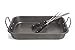 Fox Home Roasting Pan Set , Non-Stick, Carbon Steel Baking Dish With Bonus Serrated Meat Knife, Stainless Steel Fork