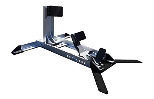 Protek Heavy Duty Adjustable Aluminum Motorcycle Wheel Chock Floor Bike Stand Fit 15" ~ 30" Wheel Size, Truck Bed or Floor or Trailer Mount with Tie Down Hook, For Harley Sportster Dyna Touring Bikes - Thumbnail 6