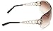 GUESS Women's Metal/semi Rimless Shield Sunglasses, TO-34, 0 mm