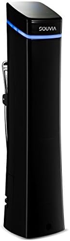 Souvia Professional Sous Vide Precision Cooker - Temperature Control, Digital Timer, LCD Touch Screen - Ultra-quiet, Ergonomic Grip to Fit Any Pot,1100 Watts