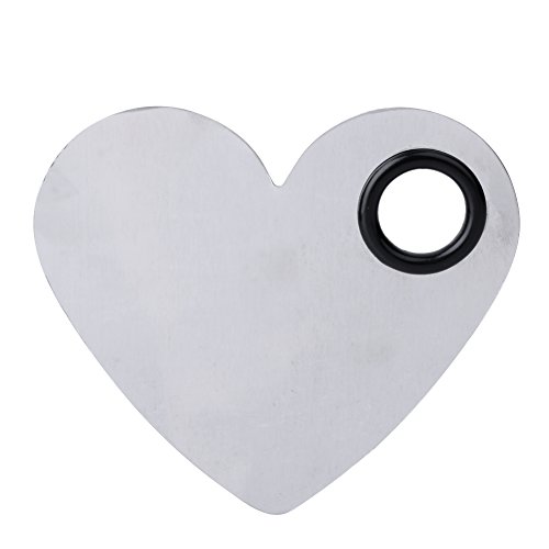 Jocestyle Cosmetic Palette Polish Holder Paint Palette Stainless Steel Mixing Mini Palette Manicure Makeup Tool (Style D)
