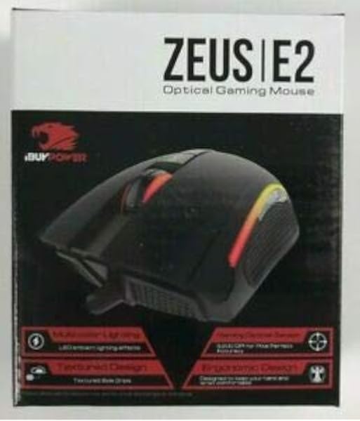 Amazon Com Zeus E2 30 Dpi Optical Gaming Mouse With 6 Buttons 3 Programmable Computers Accessories