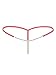 FasiCat Womens Lace Panties Thongs G-Strings Sexy Pearls Stretchy Tangas for Women Hotpink