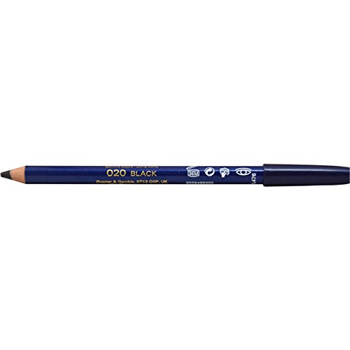 Max Factor Kohl Eye Liner Pencil for Women, 020 Black