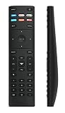AULCMEET Replacement Remote Control Compatible with VIZIO TV XRT136 D32h-F4 D43fx-F4 D65x-G4 PQ65-F1 D55x-G1 D32h-F0 D43-F1 D50-F1 D55-F2 D60-F3 D65-F1 D70-F3 D24h-G9 D40f-G9 D50x-G9 V505-G9 D24f-F1